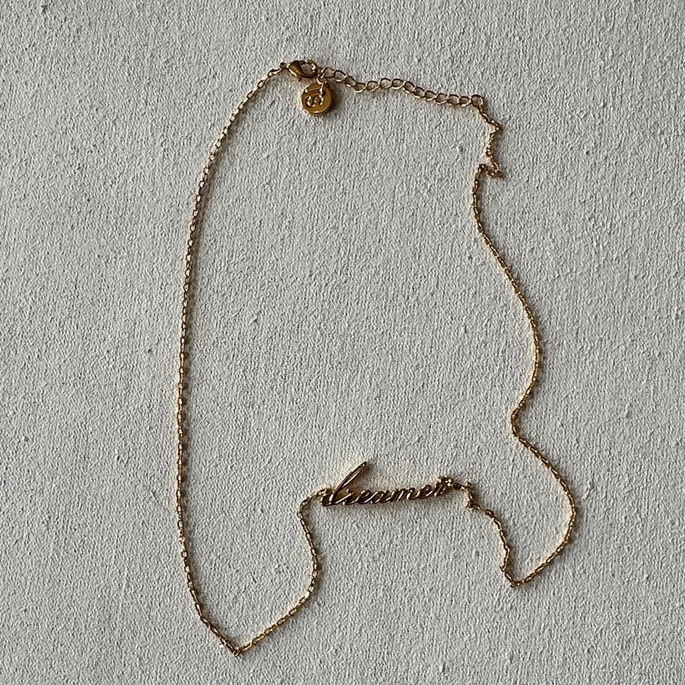 Dreamer Gold color necklace